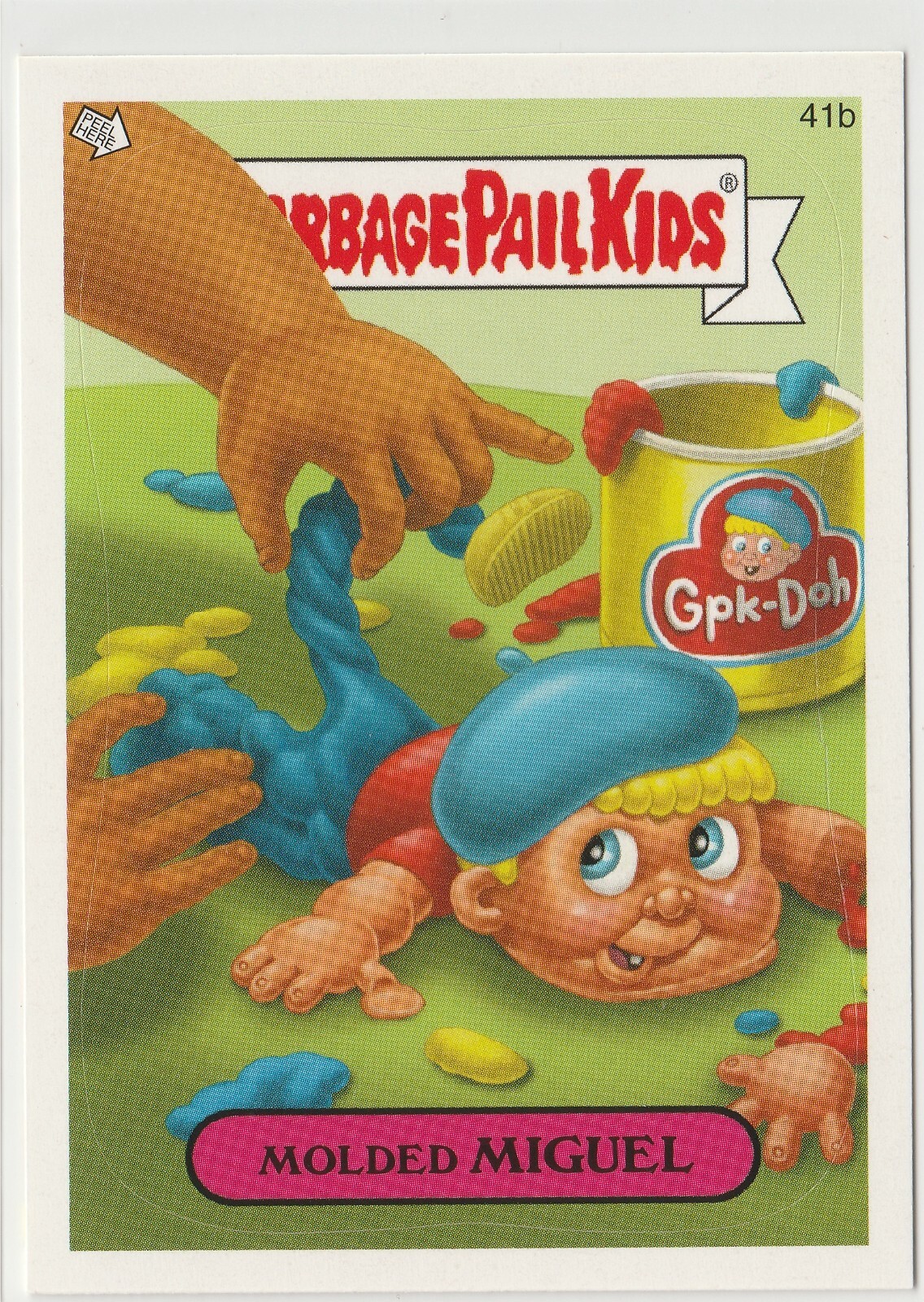Molded Miguel #41b Garbage Pail Kids GPK 2008 ANS7 All-New Series 7