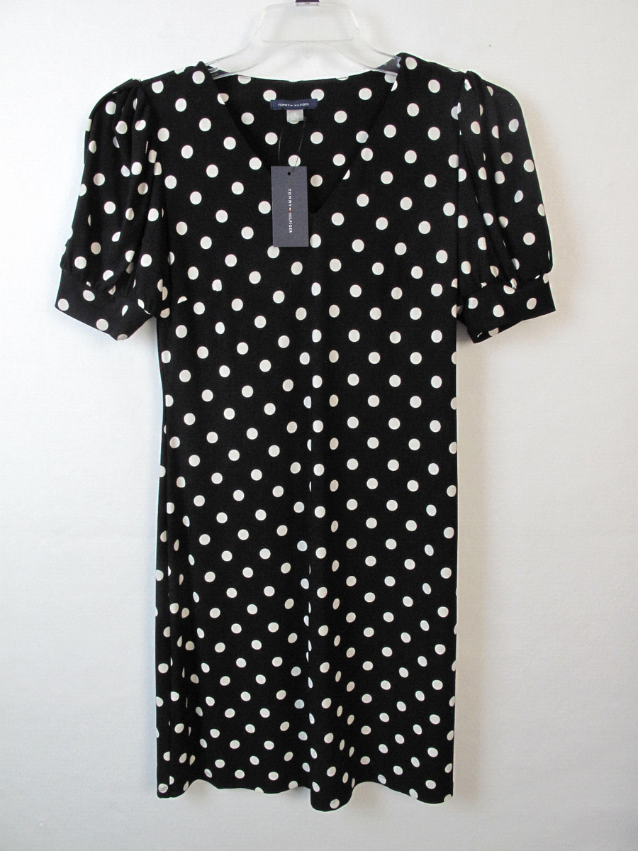 tommy hilfiger black and white dress Tommy Hilfiger Black/White Houndstooth Dress main image 1