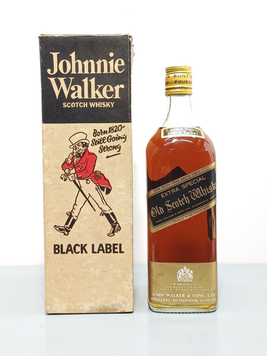 Whisky Johnnie Walker 1960 Black Label 12 years Extra Special bott