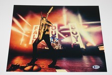PATRICK STUMP FALL OUT BOY SINGER SIGNED AUTHENTIC 11X14 PHOTO 2 BECKETT COA BAS