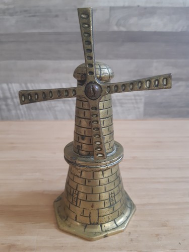 Vintage Solid Brass Windmill Ornaments - Picture 2 of 11