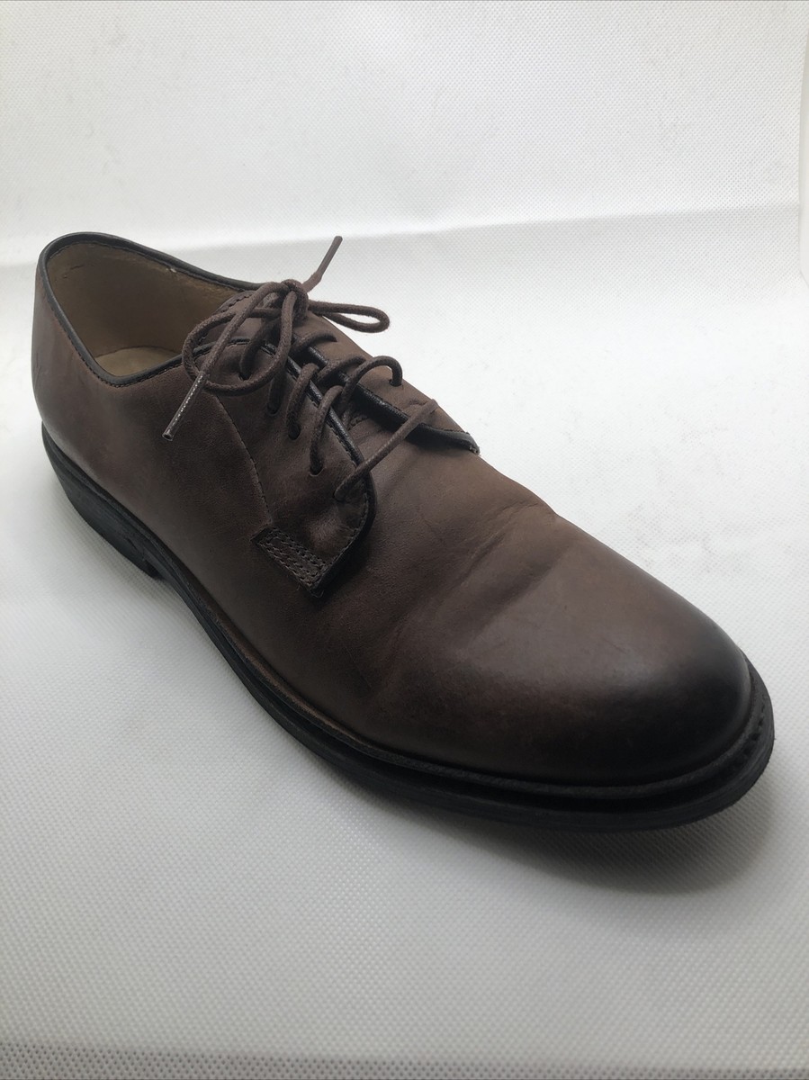 クラシック The Frye Co. John A Frye Mens 74615 Brown Leather Lace Up Oxford