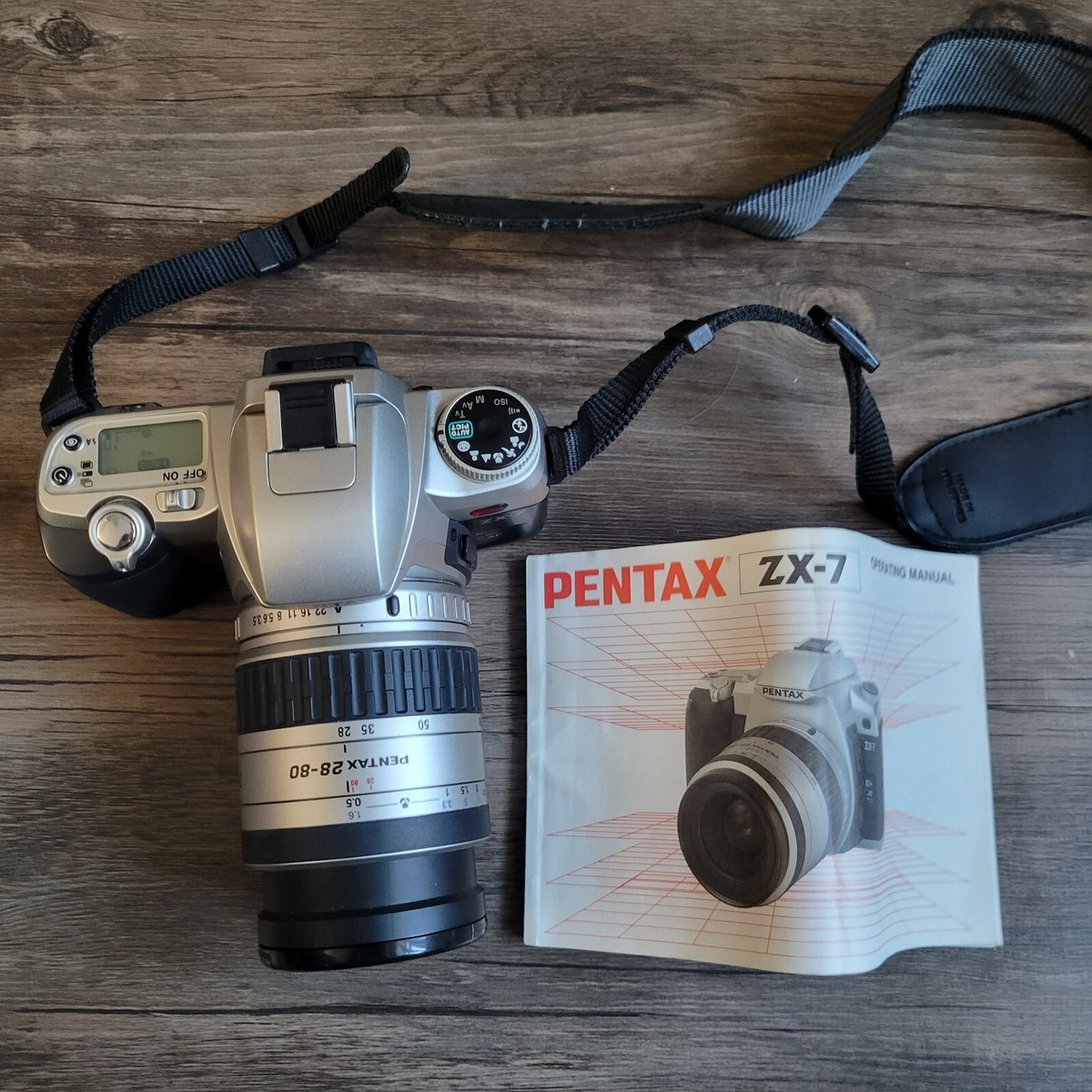 Vintage Pentax ZX-7 35mm Film Camera Promaster 28-80mm f/3.5-5.6