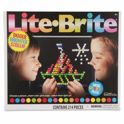 NEW - Classic Lite Brite Retro Toy with Bigger Brighter Screen - Picture 3 of 12