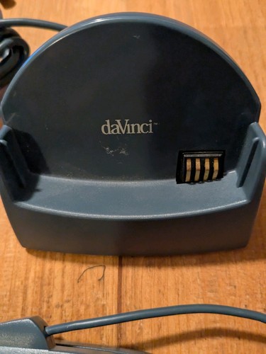 Poche PDA vintage Royal DaVinci DV1 taille paume, clavier pliable et station d'accueil fonctionne - Photo 10 sur 10