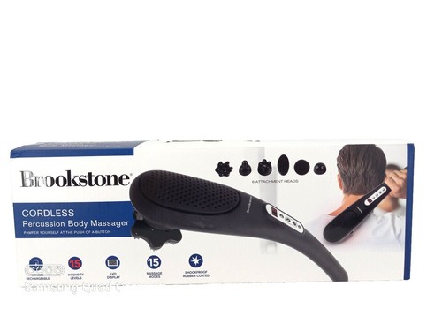 brookstone heated vibrating eye massager Brookstone Heating Vibrating Eye Massager Rechargeable Therapy Open Box main image 0