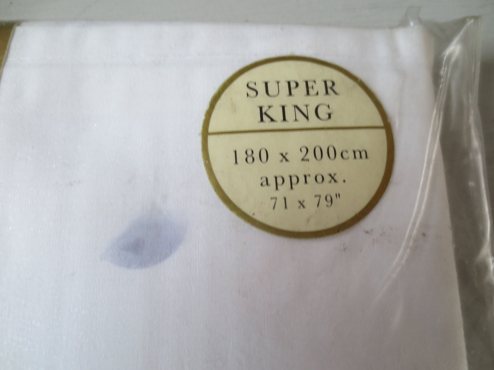 Unused Debenhams White Cotton King Size Divan Trimby The Fine Linen