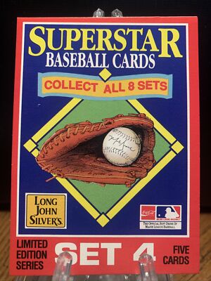 1990 STARLINE LONG JOHN SILVER BASEBALL CARD HEADER #4
