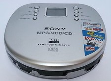 Sony D-E836 Portable CD Walkman Discman Silver For Repair Not Working