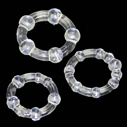3Pcs/Set Silicone Cock/Penis Ring for Men Enhancer Prolong Sex Aid Tools - Picture 12 of 15