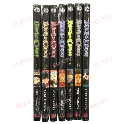 Black Clover Manga Vol 1-7 LOOSE Set English By Yuki Tabata *NEW*