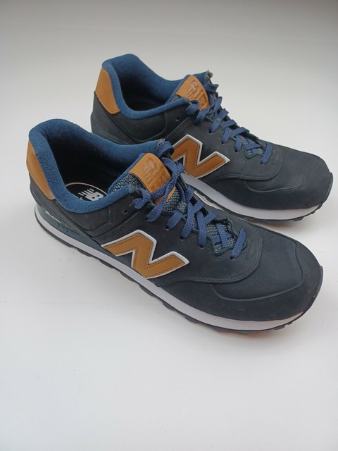 Size 11 - New Balance 574 Lux Black Tan 