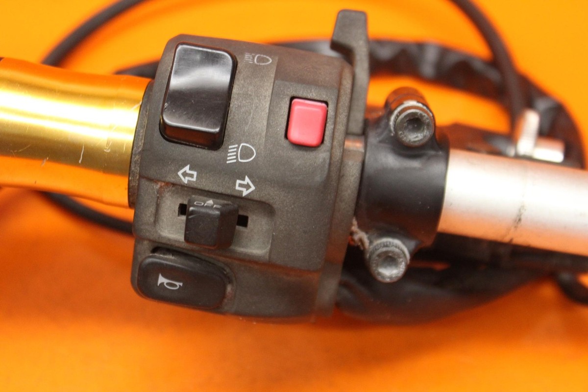 2004-2005 KAWASAKI NINJA ZX12R OEM LEFT CLIP ON HANDLEBAR W