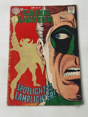 Green Lantern 60 1st App Lamplighter Gardner Fox Gil Kane DC Silver Age 1968