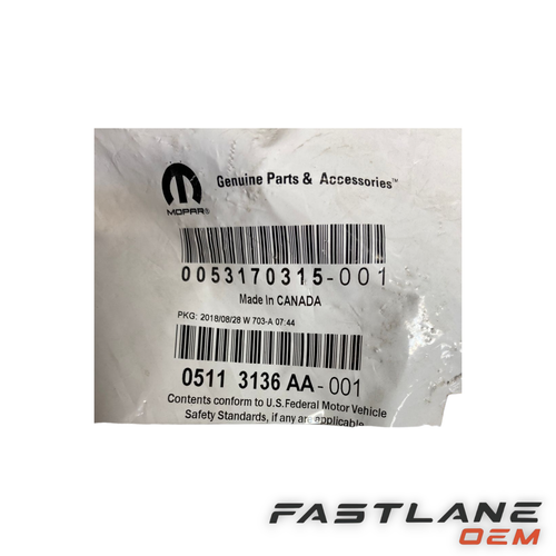 2008-2020 DODGE GRAND CARAVAN RIGHT FASCIA RETAINER NEW OEM 05113136AA - 第 6/8 張圖片