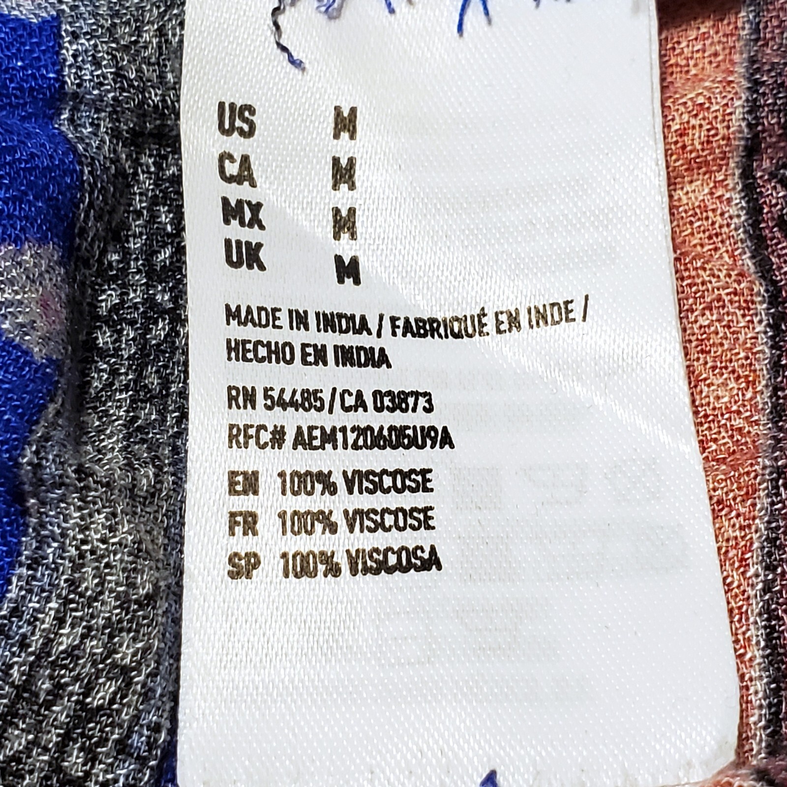 American Eagle Blue White Patchwork Mini Dress Wo… - image 7