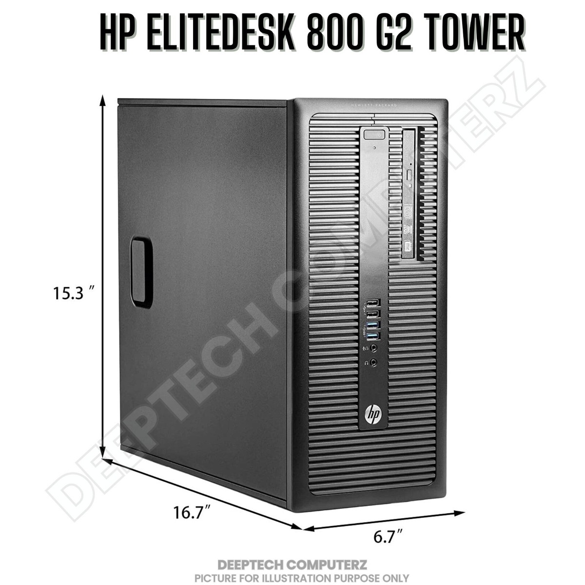 HP EliteDesk 800 G2 Tower Intel Core i7-6700 64GB RAM 2TB HP EliteDesk 800 G2 Tower Intel Core i7-6700 64GB RAM 2TB