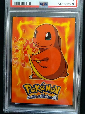 1999 Topps Pokemon - Charmander #4 - #E4 NM Graded PSA 7 | eBay