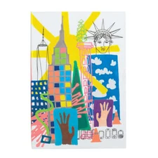 Christian Lacroix Unique New York City Design Quality Paper A5 Size Notebook