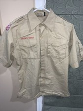 Boy Scout BSA UNIFORM SHIRT New Style Youth Large Short Sleeve X41