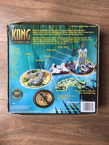 King Kong The 8th Wonder Of The World Skull Island 3D Board Game 2005 Complete - Picture 4 of 24