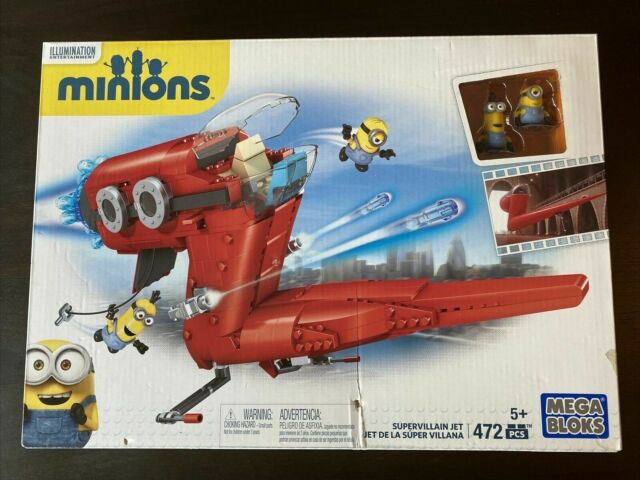 RARE - Mega Bloks Despicable Me MINIONS Super Villain Jet - BRAND NEW RARE - Mega Bloks Despicable Me MINIONS Super Villain Jet - BRAND NEW