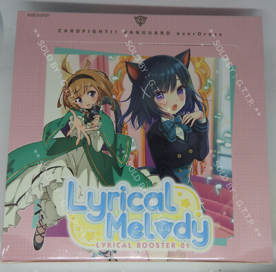 CARDFIGHT!! VANGUARD OVERDRESS - LYRICAL MELODY LYRICAL BOOSTER BOX (16  PACKS) | eBay UK