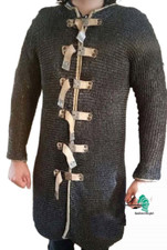 Chainmail shirt 10mm Flat riveted Rings With Flat Washer Medieval opened chainma