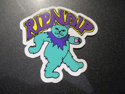 RIPNDIP Skate Sticker DANCING NERM Lord Nermal 3X3'' skateboard decal 19 F