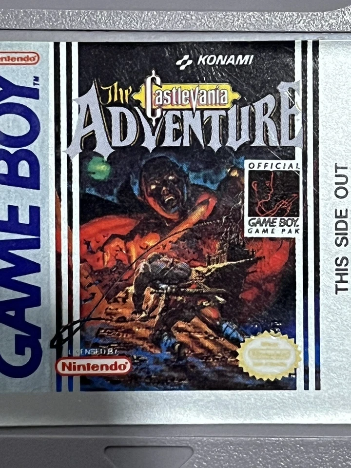 Konami Castlevania Adventure Nintendo Game Boy 1998 Auténtico, Hecho en Japón Foto 3 de 4