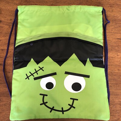 Thirty One Gifts Cinch Sac Lil Monster Halloween Drawstring Bag Backpack 31 New