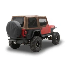 Smittybilt Spice Soft Top Half Door Skins W/ Tinted Windows for Jeep Wrangler YJ