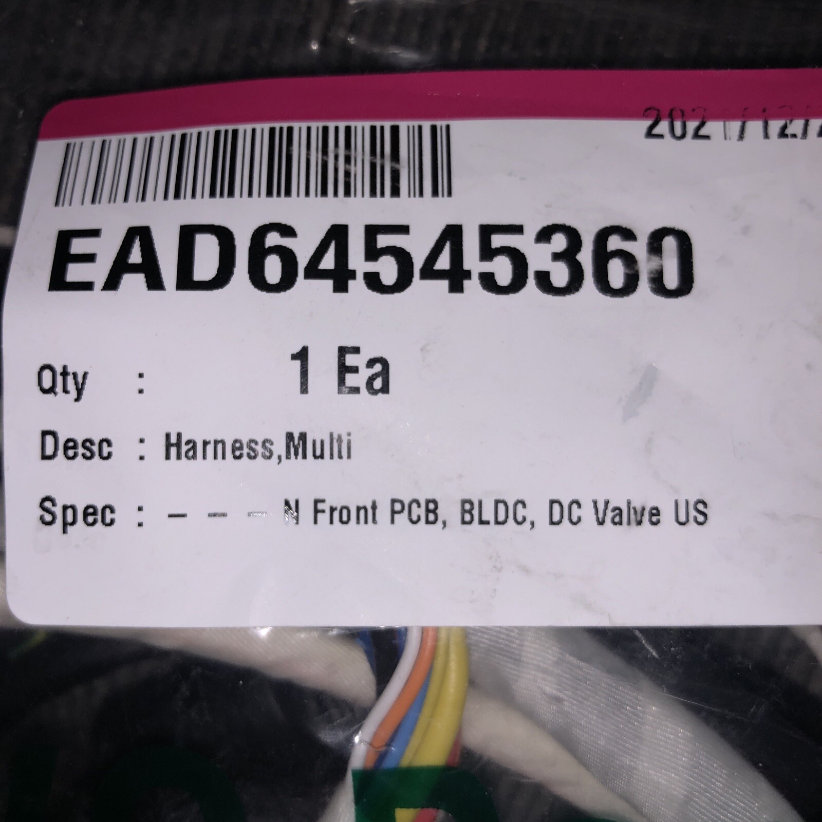 EAD64545360 OEM Washer Multi Wire Harnesses | eBay