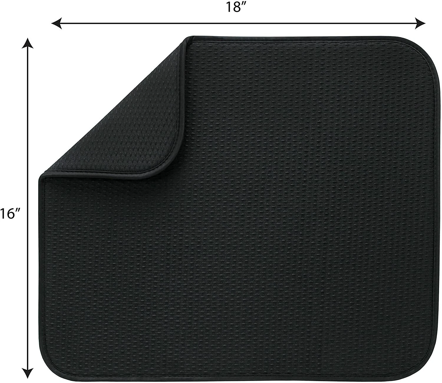 Envision Home Microfiber Dish Drying Mat - Thumbnail 3