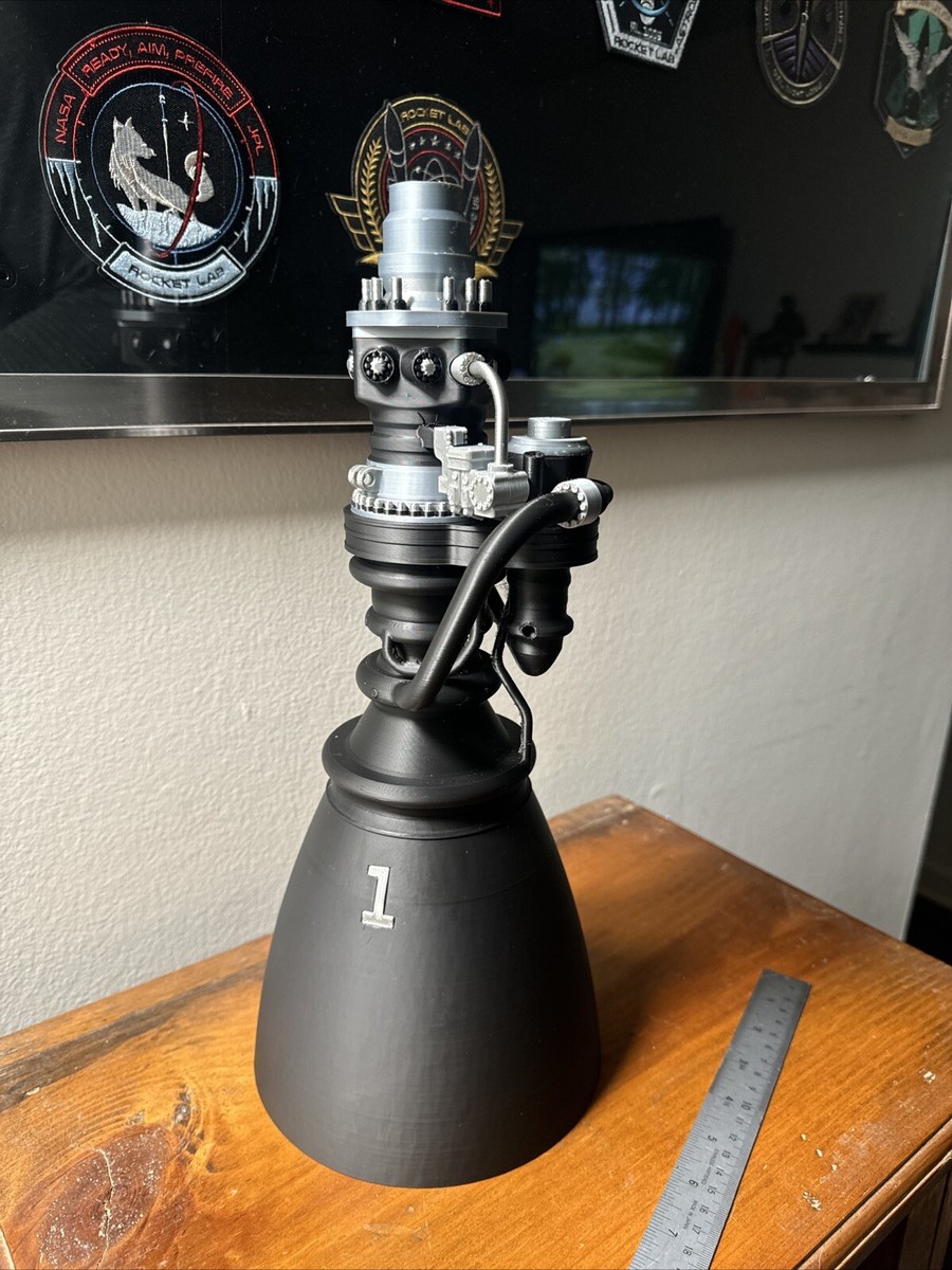 LARGE 3D Printed SpaceX Raptor 3 Engine Model | eBay