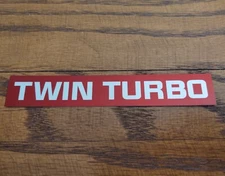 90-96 300ZX Twin Turbo Engine Decal Metal Intake Emblem - New