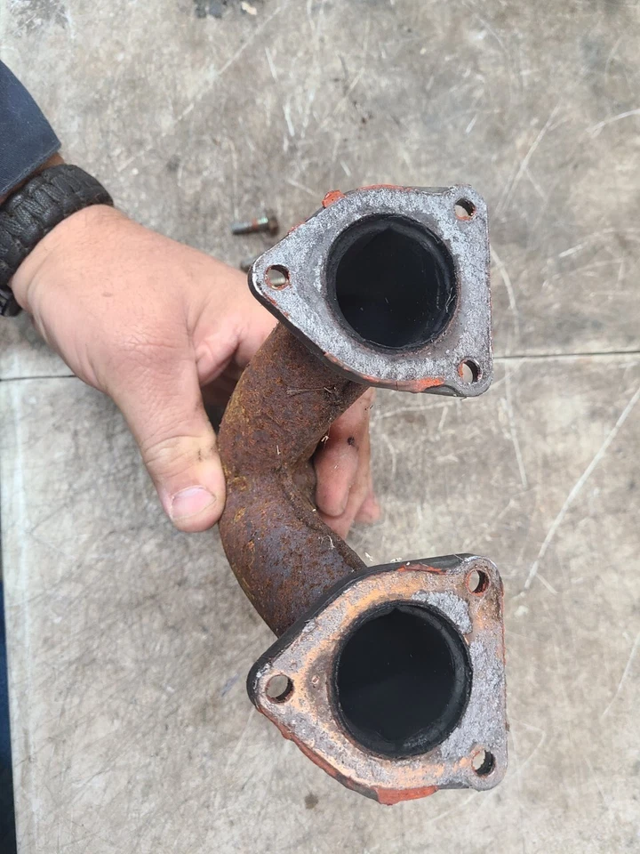 Yamaha Enticer ET 400 1990 conjunto de tubo de escape 1 8G8-14610-00 AT711 Foto 2 de 4