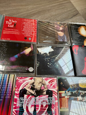 MADONNA - JAPAN EDITION RELEASE CD ALBUM LOT SET RARE AUTHENTIC