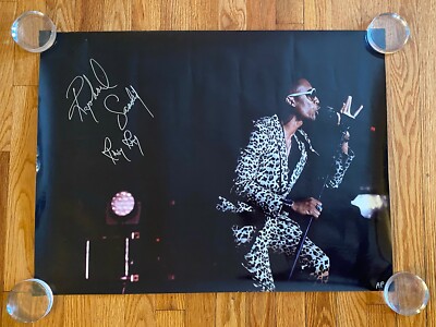 RAPHAEL SAADIQ, Ray Ray, Signed Poster, Leopard Suit AP Photo, Rare, XLNT