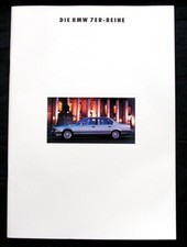 BMW 7er Reihe, E 32 Prospekt, 2.1993   Modelle: 730i, 740i, 740iL, 750i, 750iL
