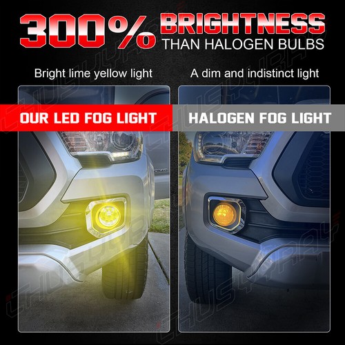 Yellow Bumper Fog Lamp Light Fit Mitsubishi Outlander Sport ASX RVR 2007-2020 - Picture 11 of 12