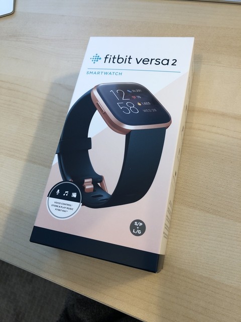 Fitbit Versa 2 FB506GRPE Fitness Smartwatch - Copper Rose /Emerald for sale online | eBay