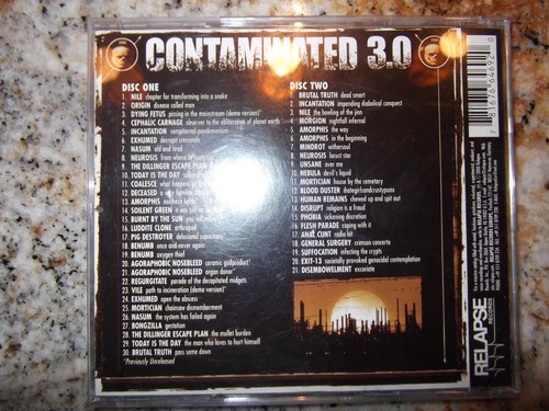Contaminated 3.0 Double CD Death Metal Compilation - Dying Fetus, Anal C*nt Etc - 第 5/6 張圖片