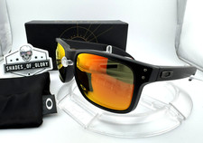 OAKLEY HOLBROOK MATTE BLACK GALAXY RUBY RED POLARIZED DUCATI SUNGLASSES 9102 NEW