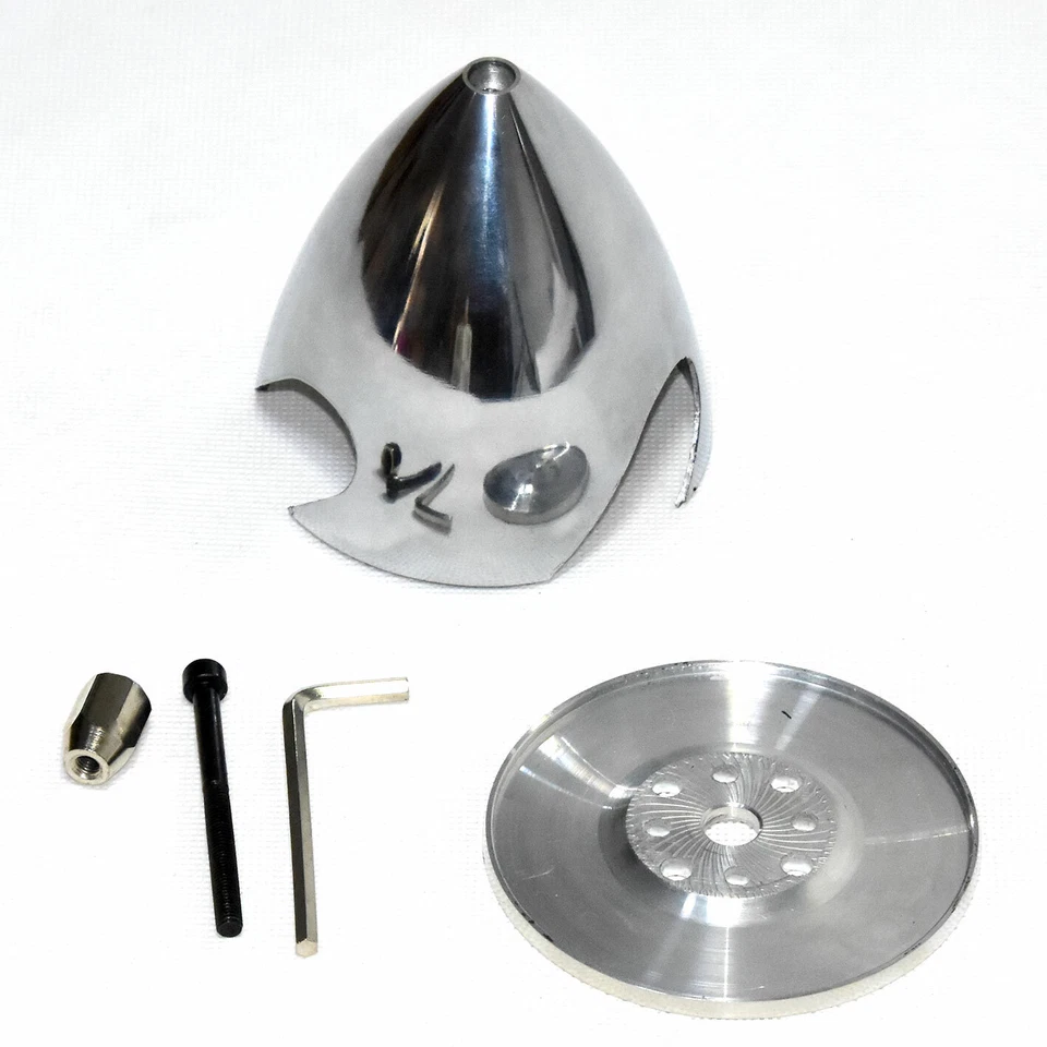 3 Slot 64mm 2.5in Aluminum Spinner for Gasoline Engine RC Airplane 3 blades prop - Image 3 of 4