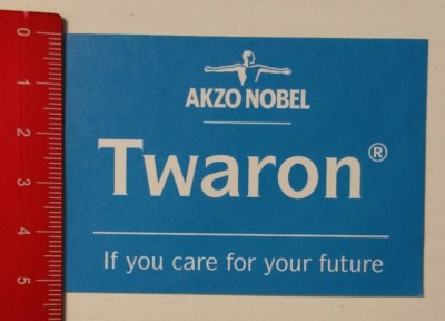 Aufkleber/Sticker: Akzo Nobel Twaron - If you care for your future (05041760)