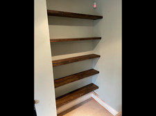 alcove pine shelves cut to any size (with brackets)  280mm Deep