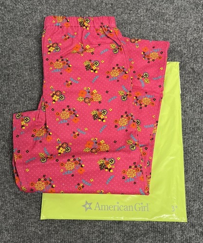 American Girl Pink Oak & Acorn Pants Girl Size Large