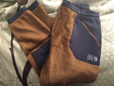 NEW Men Mountain Hardwear Polartec High Loft Pant Size  XLarge Reg Golden Brown