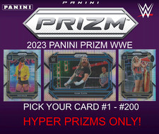 2023 Panini Prizm WWE Hyper Prizms Parallel #1-200 Pick Your Card